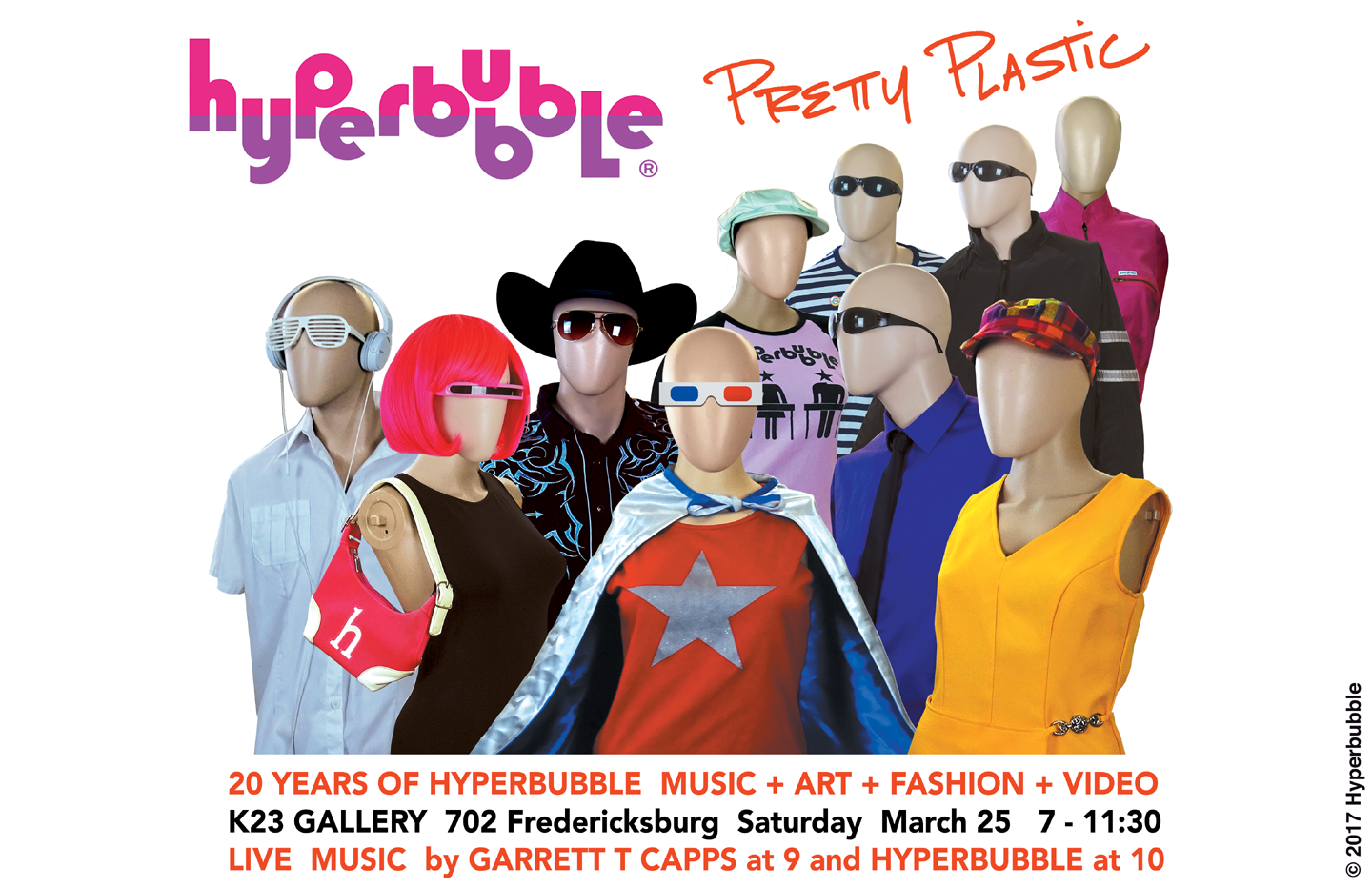 20 years of Hyperbubble music + art + video + fashion!