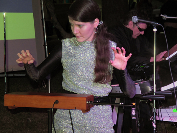 Jess plays the theremin